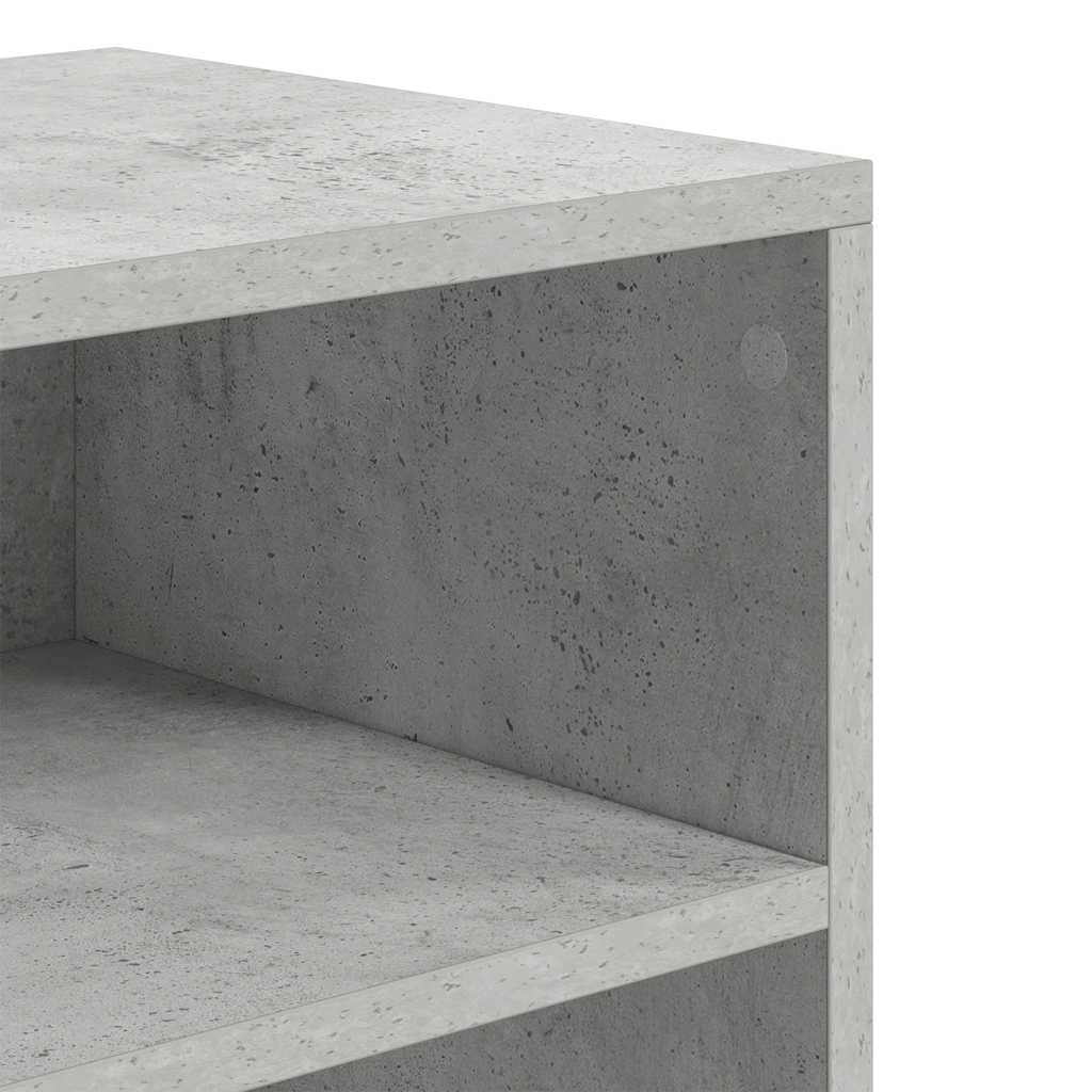 vidaXL Regał na książki, szarość betonu, materiał drewnopochodny
