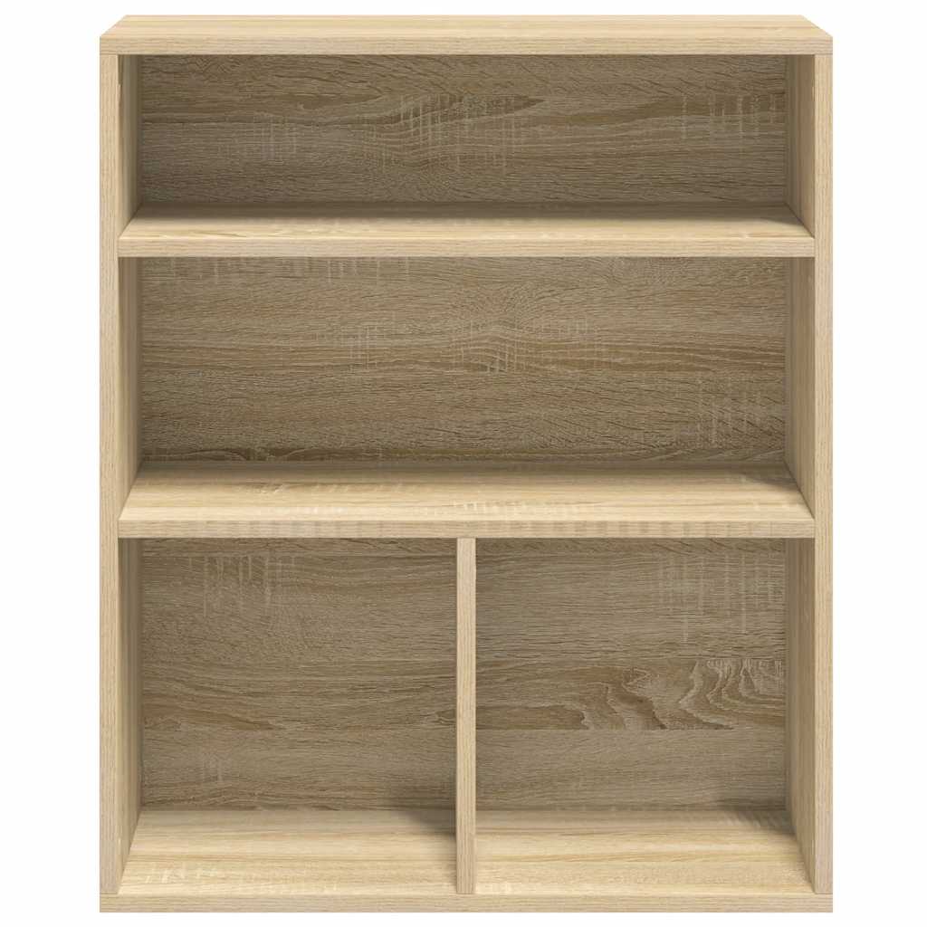 vidaXL Regał na książki, dąb sonoma, materiał drewnopochodny