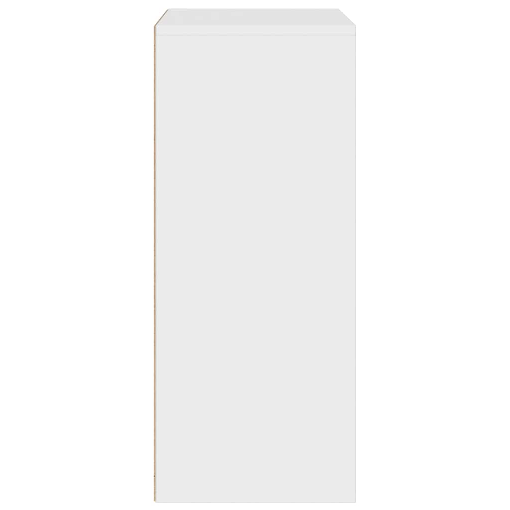 vidaXL Regał, biały, 60x30x71,5 cm, materiał drewnopochodny