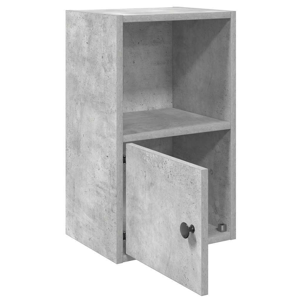 vidaXL Regał, szarość betonu, 31x24x52 cm, materiał drewnopochodny