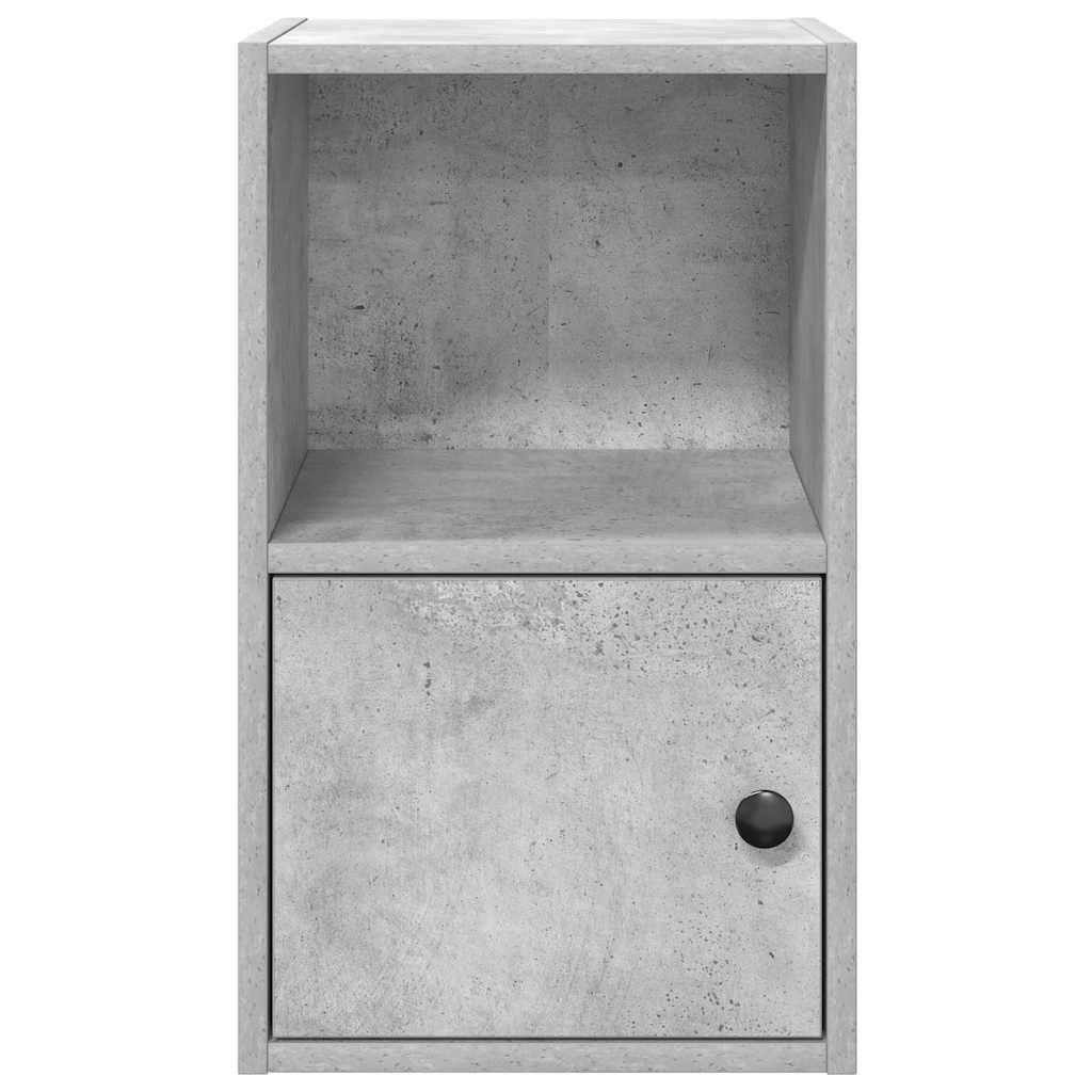 vidaXL Regał, szarość betonu, 31x24x52 cm, materiał drewnopochodny