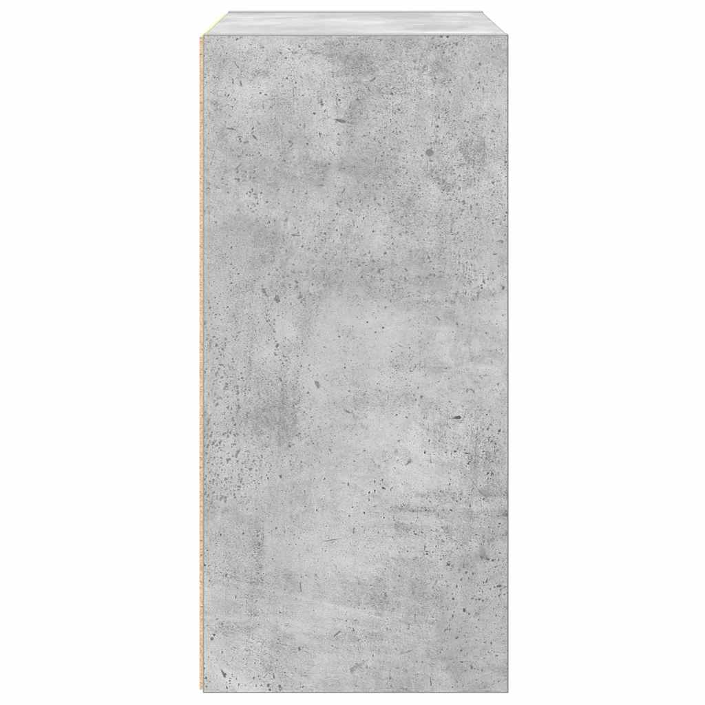 vidaXL Regał, szarość betonu, 31x24x52 cm, materiał drewnopochodny