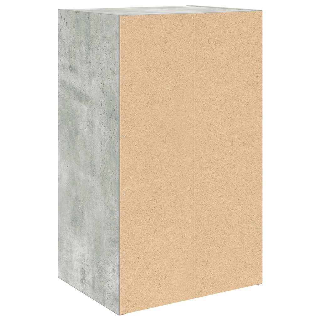 vidaXL Regał, szarość betonu, 31x24x52 cm, materiał drewnopochodny