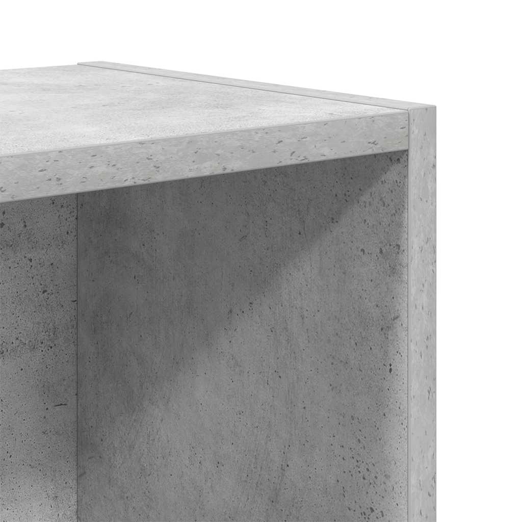 vidaXL Regał, szarość betonu, 31x24x52 cm, materiał drewnopochodny
