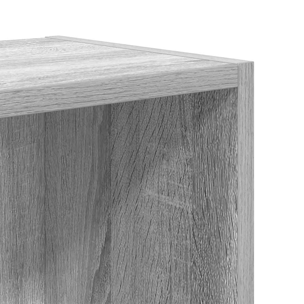 vidaXL Regał, szary dąb sonoma, 31x24x52 cm, materiał drewnopochodny