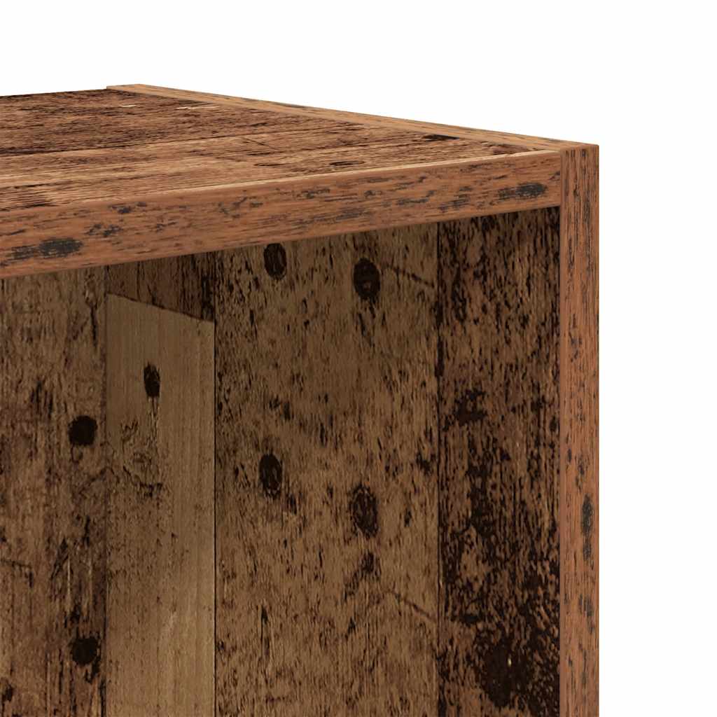 vidaXL Regał, stare drewno, 31x24x52 cm, materiał drewnopochodny
