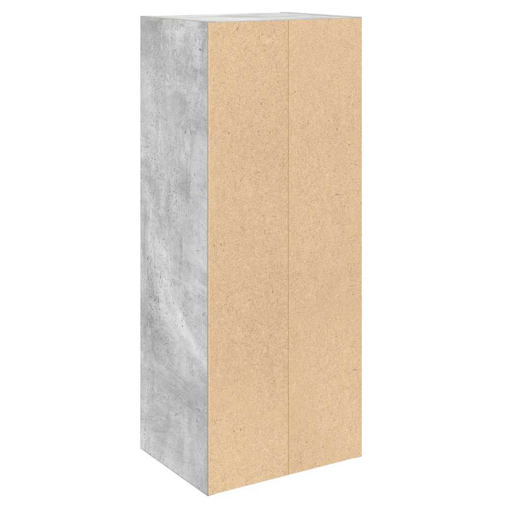 vidaXL Regał, szarość betonu, 31x24x77 cm, materiał drewnopochodny