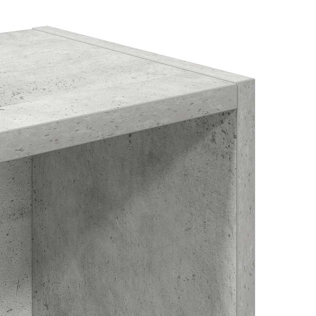 vidaXL Regał, szarość betonu, 31x24x77 cm, materiał drewnopochodny