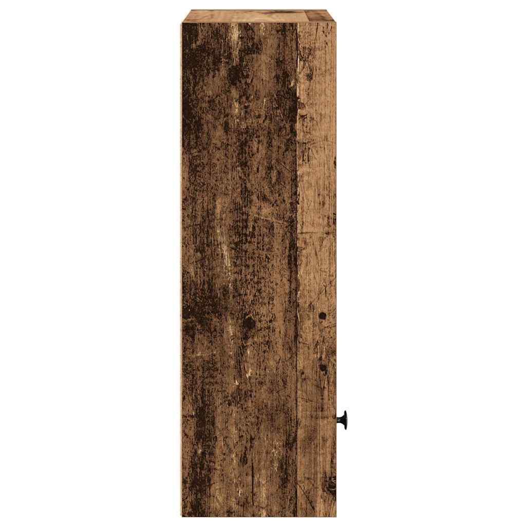 vidaXL Regał, stare drewno, 31x24x77 cm, materiał drewnopochodny