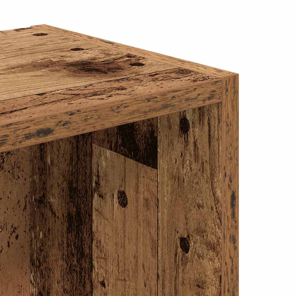 vidaXL Regał, stare drewno, 31x24x77 cm, materiał drewnopochodny