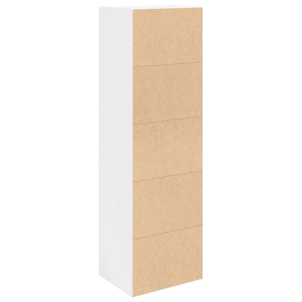 vidaXL Regał, biały, 31x24x102 cm, materiał drewnopochodny