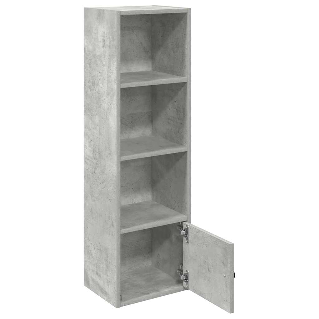 vidaXL Regał, szarość betonu, 31x24x102 cm, materiał drewnopochodny