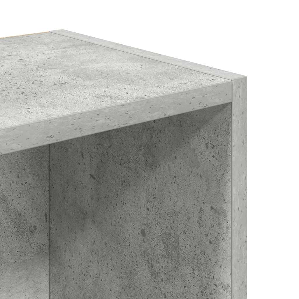 vidaXL Regał, szarość betonu, 31x24x102 cm, materiał drewnopochodny