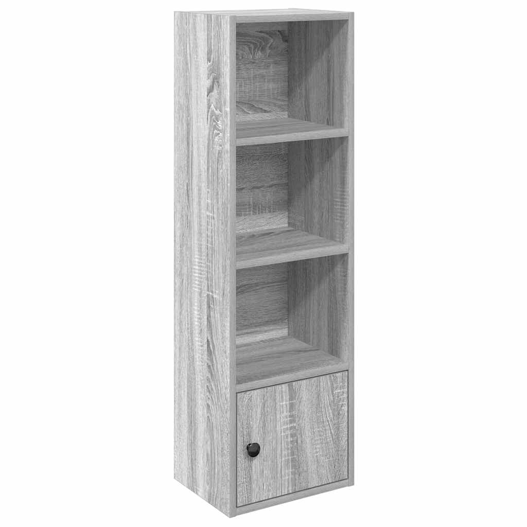vidaXL Regał, szary dąb sonoma, 31x24x102 cm, materiał drewnopochodny