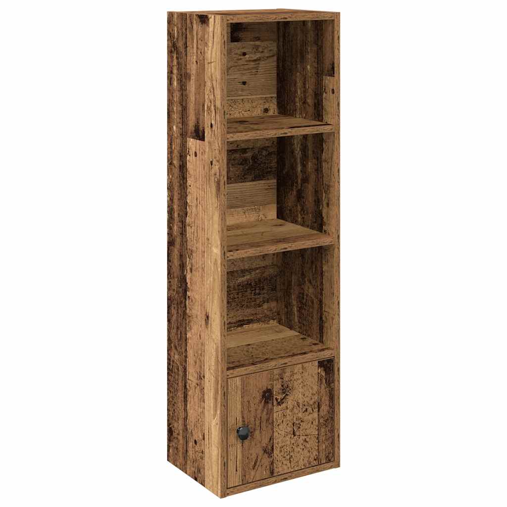 vidaXL Regał, stare drewno, 31x24x102 cm, materiał drewnopochodny