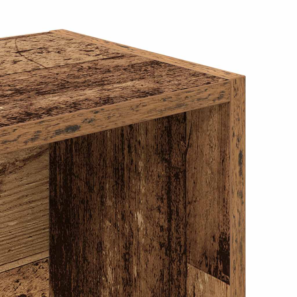 vidaXL Regał, stare drewno, 31x24x102 cm, materiał drewnopochodny