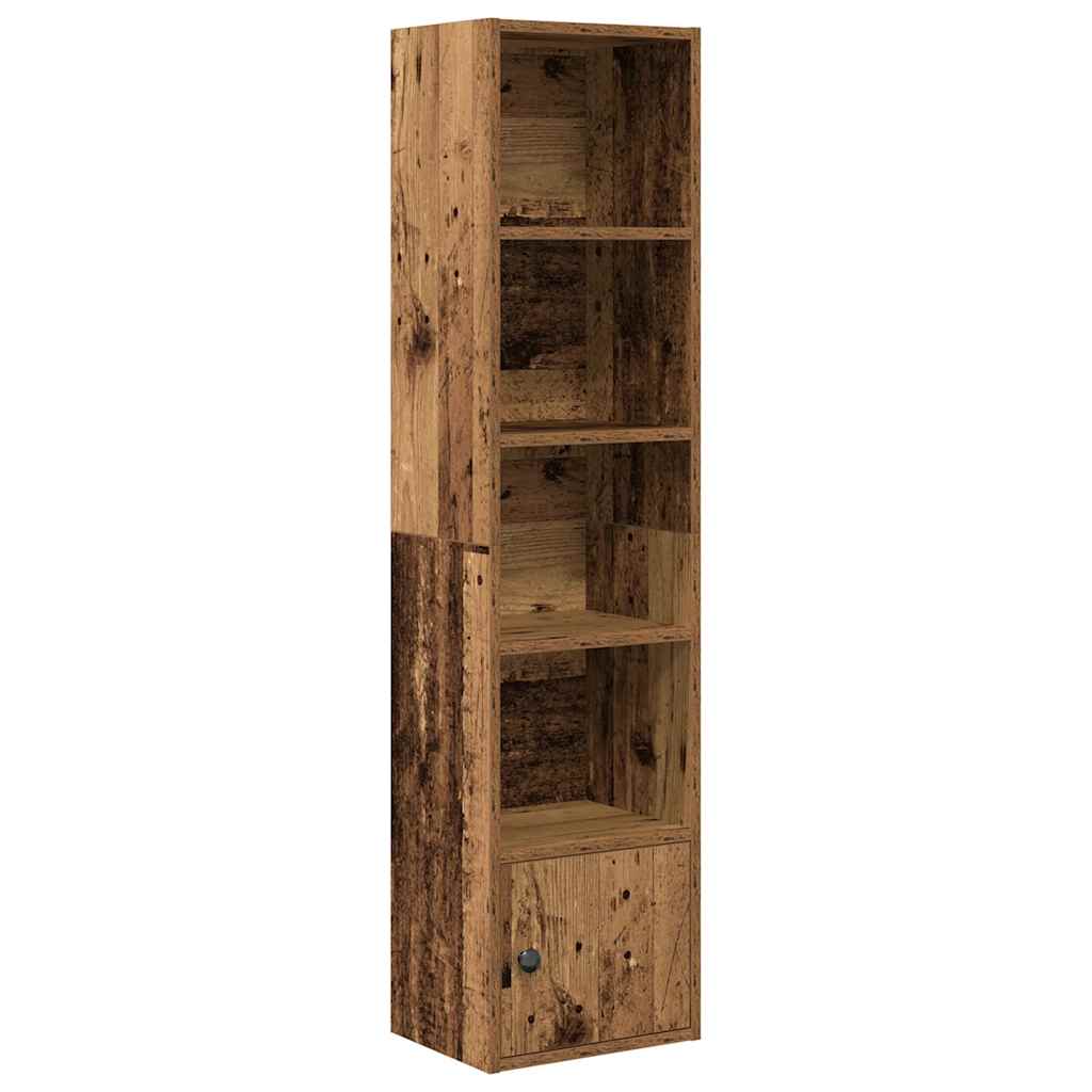 vidaXL Regał, stare drewno, 31x24x127 cm, materiał drewnopochodny
