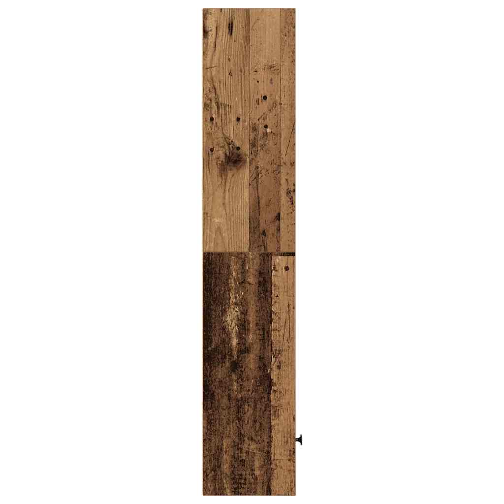 vidaXL Regał, stare drewno, 31x24x127 cm, materiał drewnopochodny