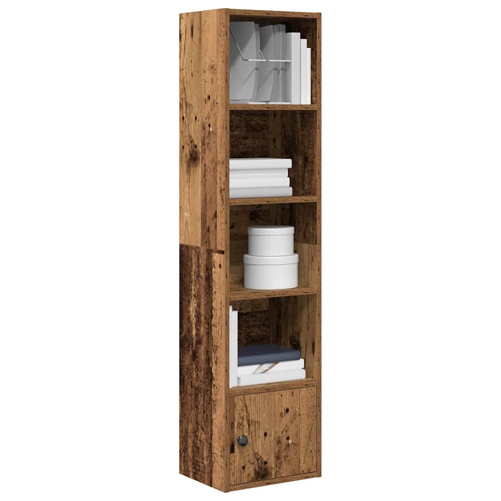 vidaXL Regał, stare drewno, 31x24x127 cm, materiał drewnopochodny