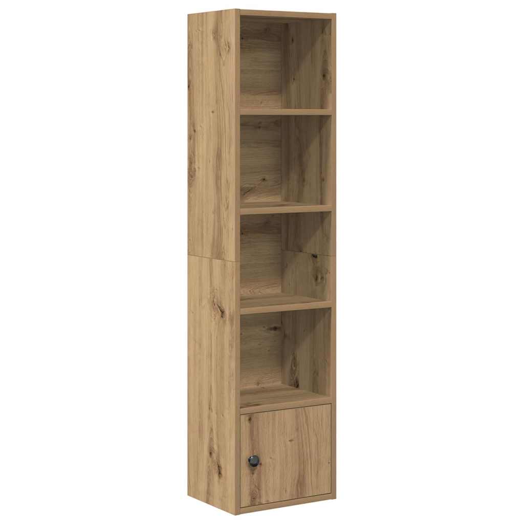 vidaXL Regał, dąb artisan, 31x24x127 cm, materiał drewnopochodny