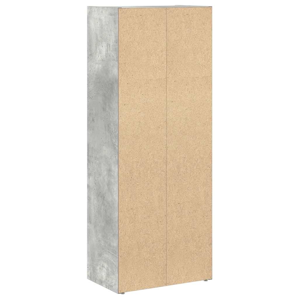 vidaXL Regał na książki, szarość betonu, 40x24x102 cm