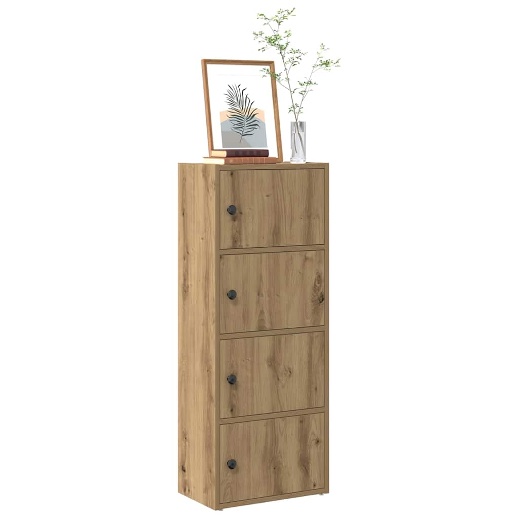 vidaXL Regał na książki, dąb artisan, 40x24x102 cm