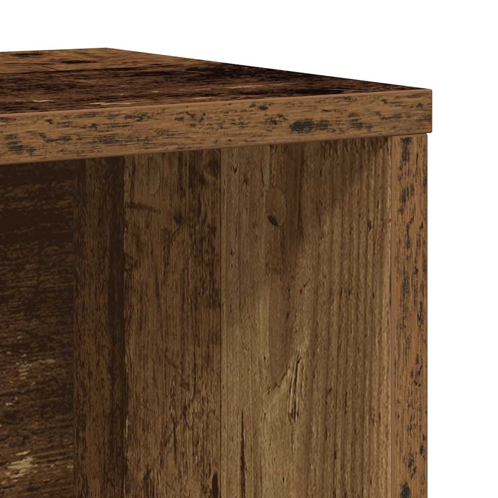 vidaXL Regał, stare drewno, 60x24x76,5 cm, materiał drewnopochodny