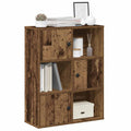 vidaXL Regał, stare drewno, 60x24x76,5 cm, materiał drewnopochodny