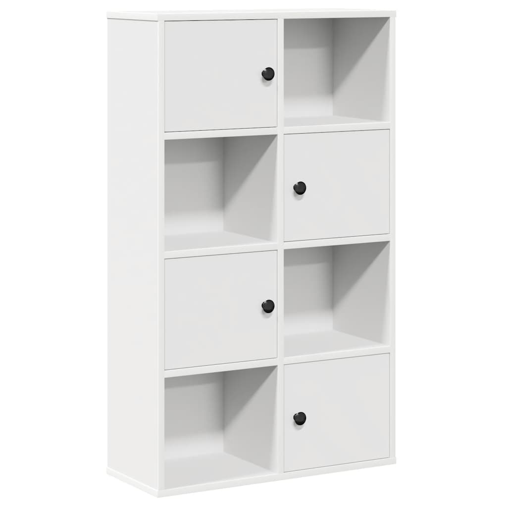 vidaXL Regał, biały, 60x24x101,5 cm, materiał drewnopochodny