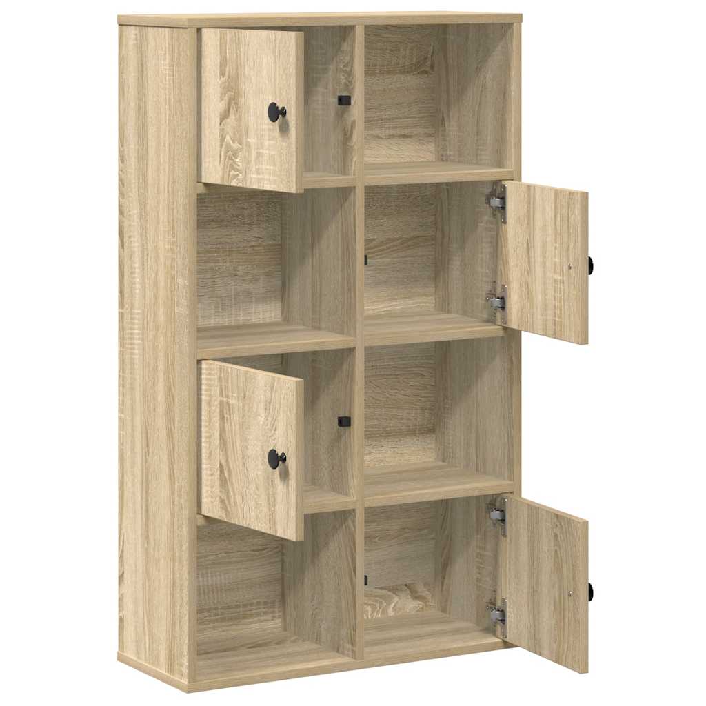 vidaXL Regał, dąb sonoma, 60x24x101,5 cm, materiał drewnopochodny