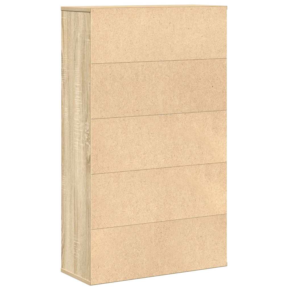 vidaXL Regał, dąb sonoma, 60x24x101,5 cm, materiał drewnopochodny