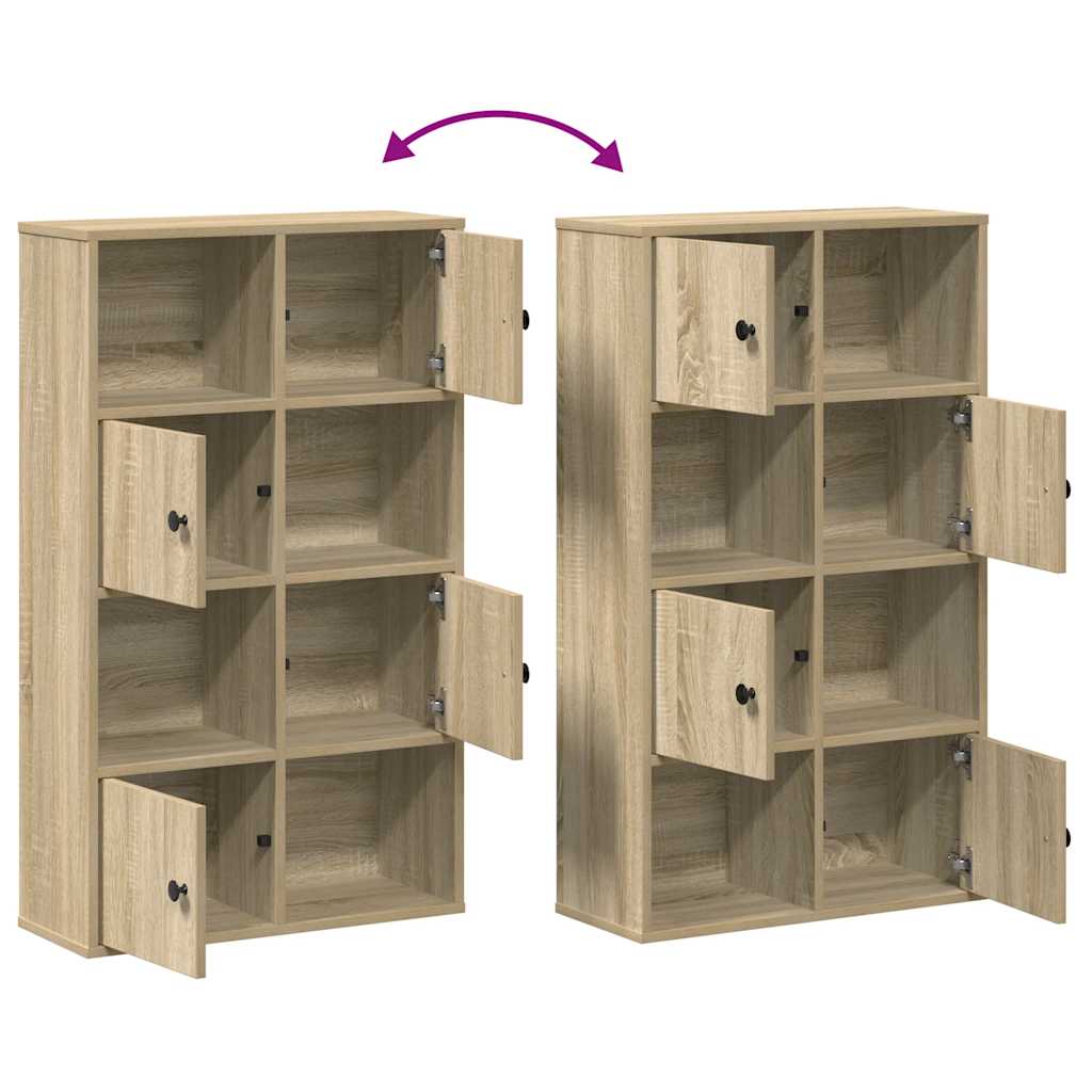 vidaXL Regał, dąb sonoma, 60x24x101,5 cm, materiał drewnopochodny