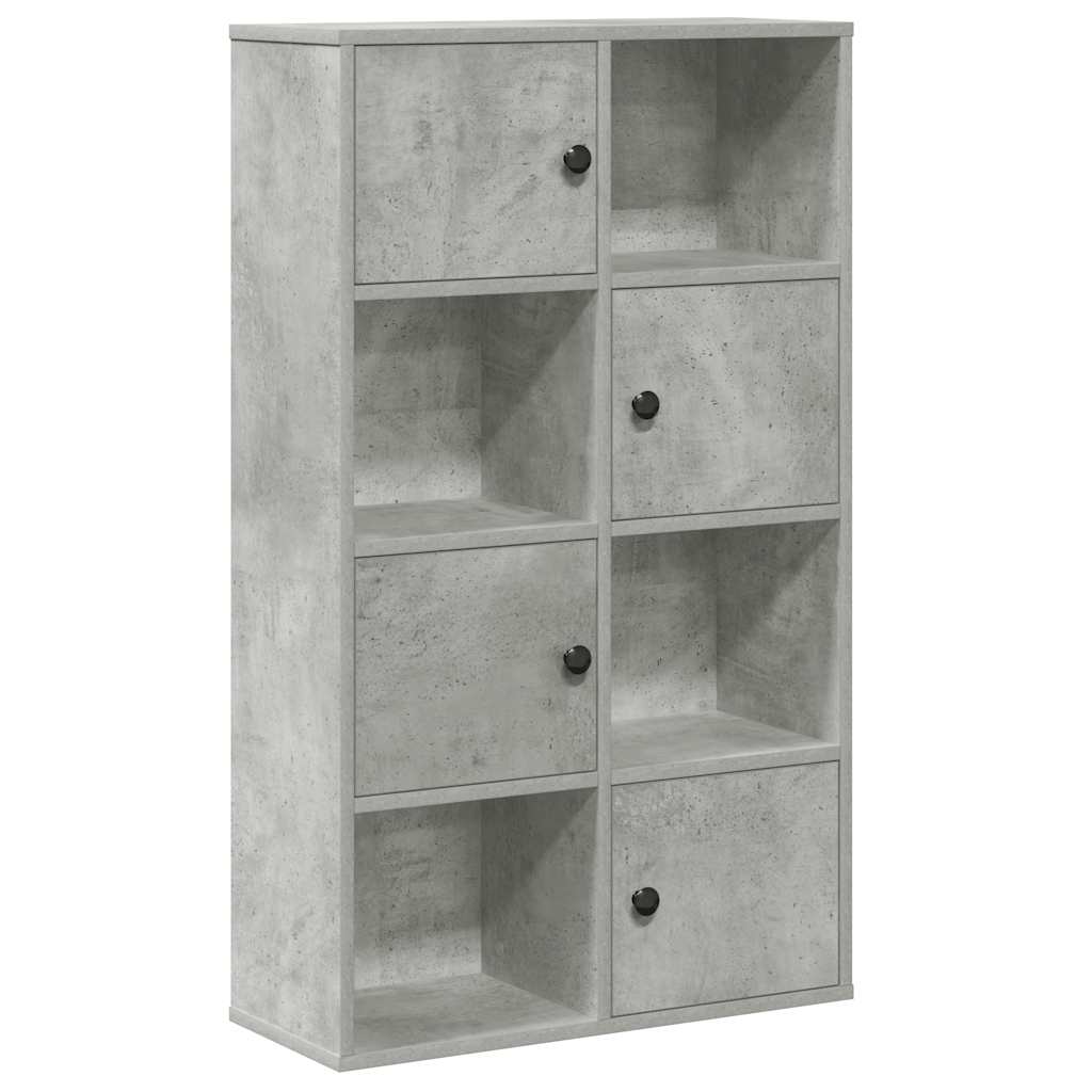 vidaXL Regał, szarość betonu, 60x24x101,5 cm, materiał drewnopochodny