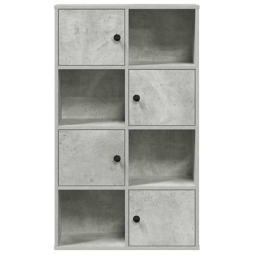 vidaXL Regał, szarość betonu, 60x24x101,5 cm, materiał drewnopochodny