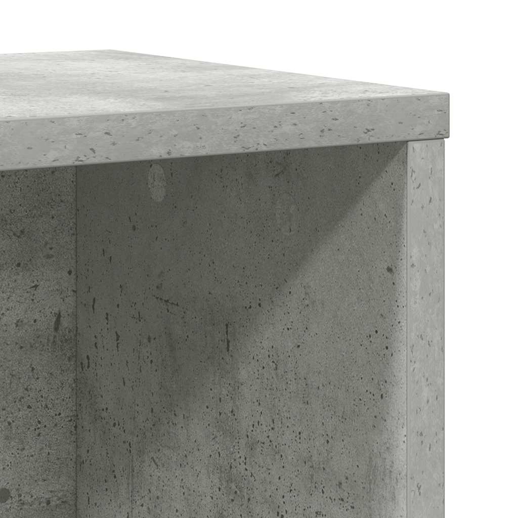 vidaXL Regał, szarość betonu, 60x24x101,5 cm, materiał drewnopochodny