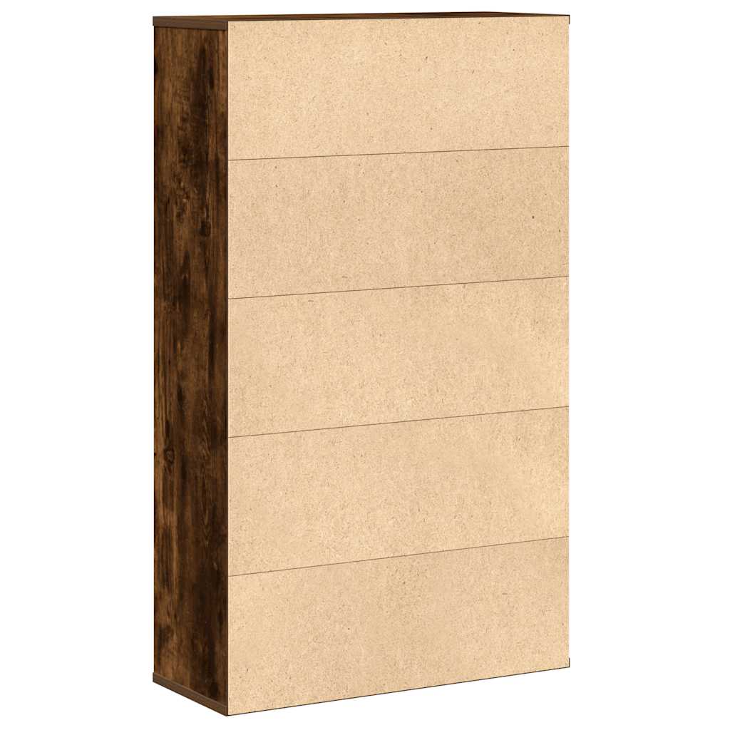 vidaXL Regał, przydymiony dąb, 60x24x101,5 cm, materiał drewnopochodny