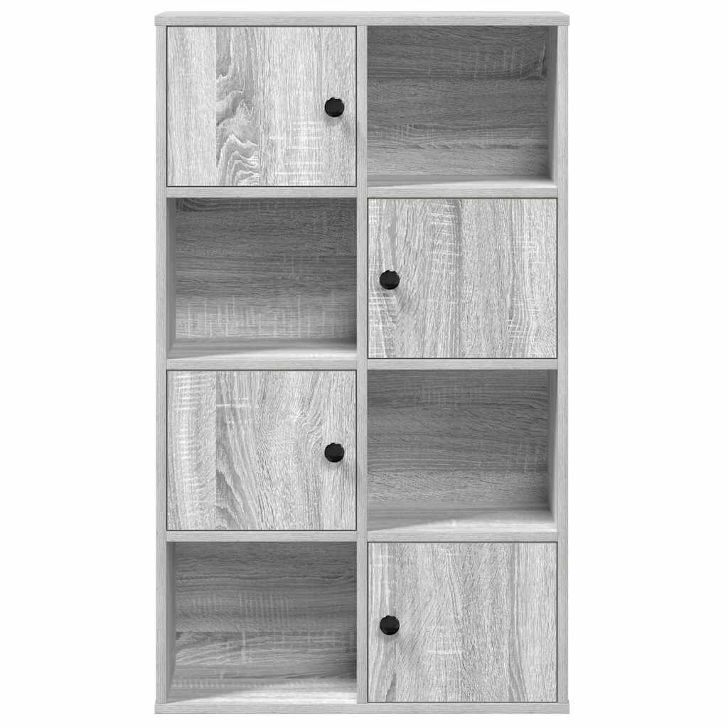 vidaXL Regał, szary dąb sonoma 60x24x101,5 cm, materiał drewnopochodny