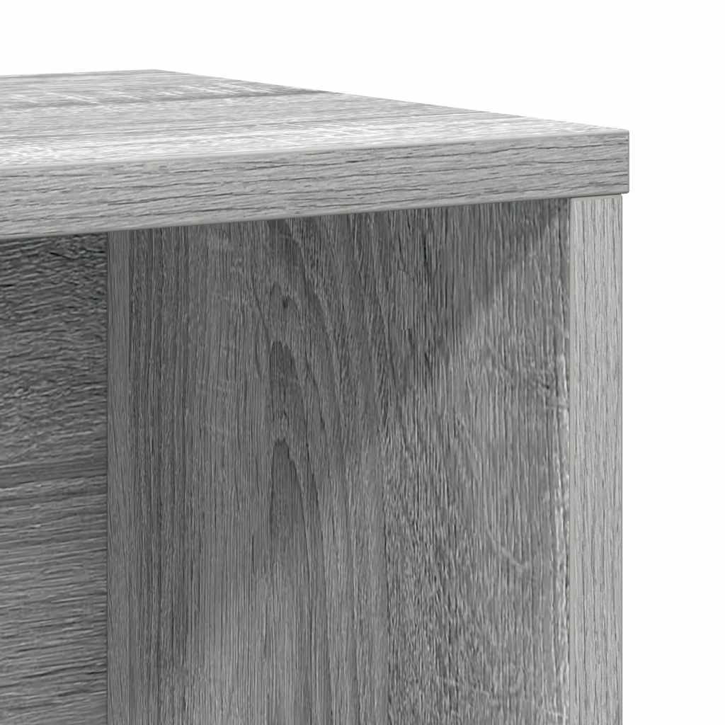 vidaXL Regał, szary dąb sonoma 60x24x101,5 cm, materiał drewnopochodny