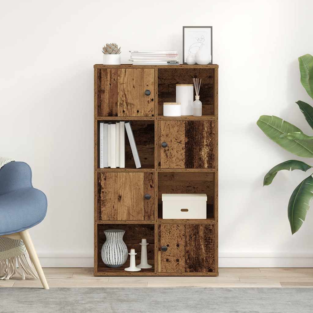 vidaXL Regał, stare drewno, 60x24x101,5 cm, materiał drewnopochodny