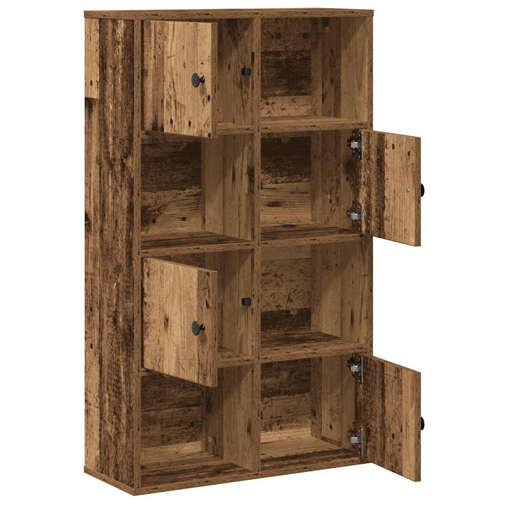vidaXL Regał, stare drewno, 60x24x101,5 cm, materiał drewnopochodny