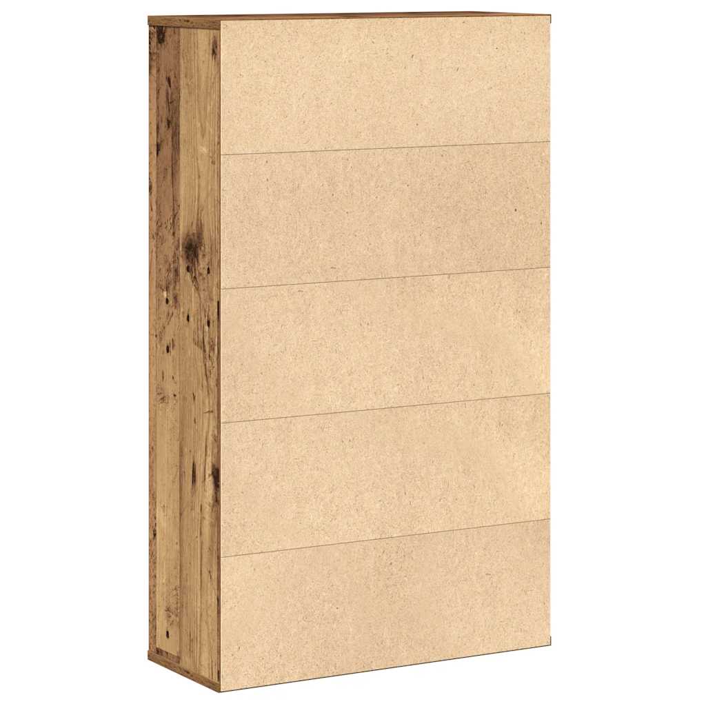 vidaXL Regał, stare drewno, 60x24x101,5 cm, materiał drewnopochodny