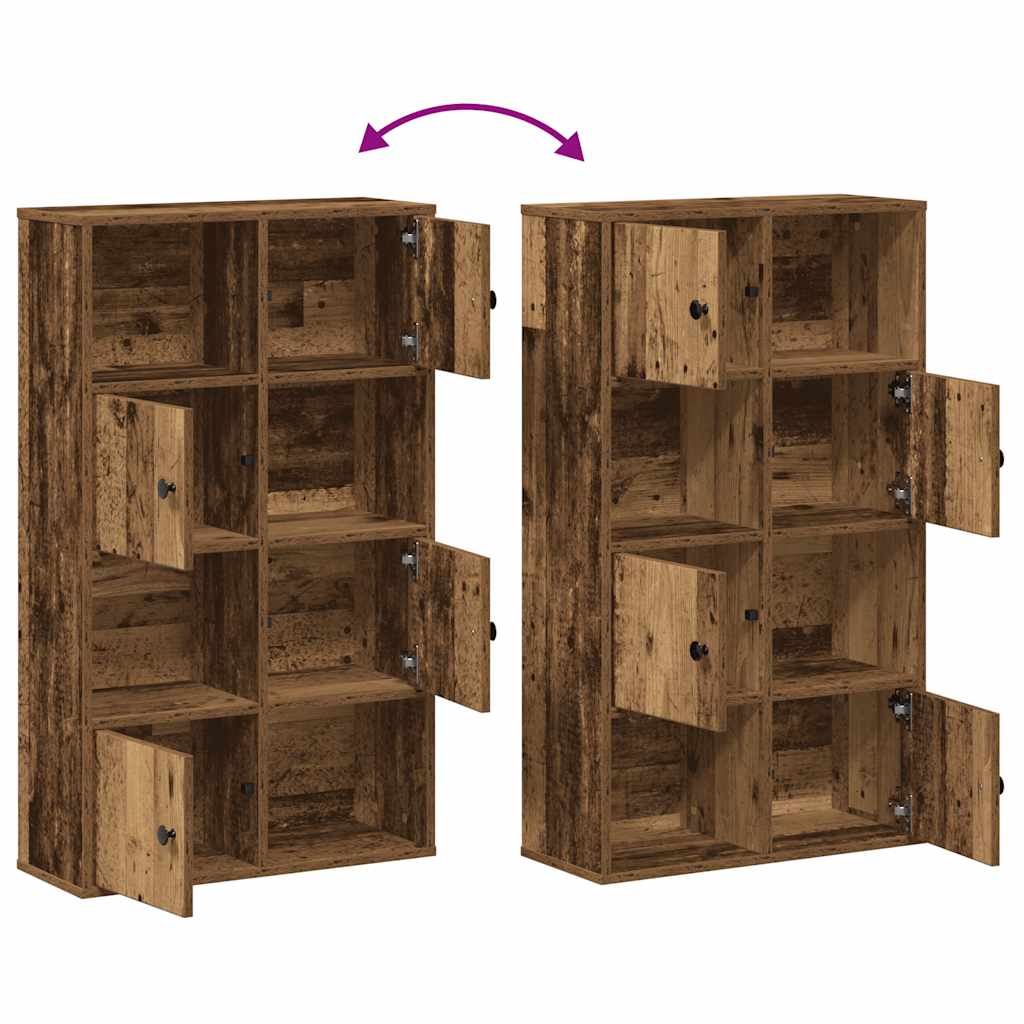 vidaXL Regał, stare drewno, 60x24x101,5 cm, materiał drewnopochodny