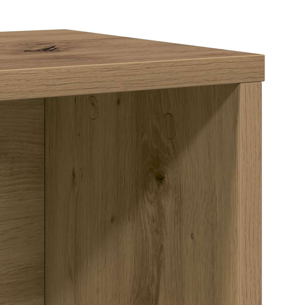 vidaXL Regał, dąb artisan, 60x24x101,5 cm, materiał drewnopochodny