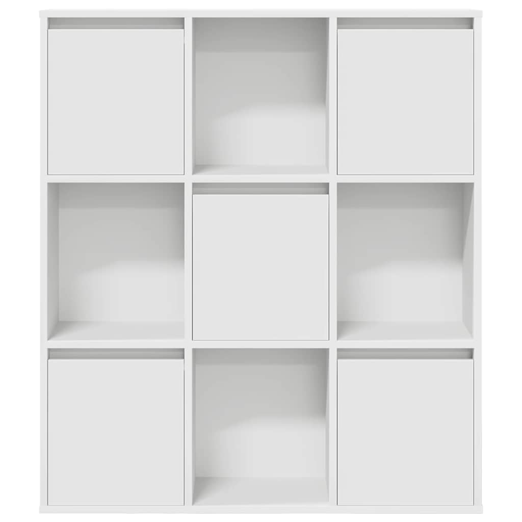 vidaXL Regał, biały, 89x24x101,5 cm, materiał drewnopochodny