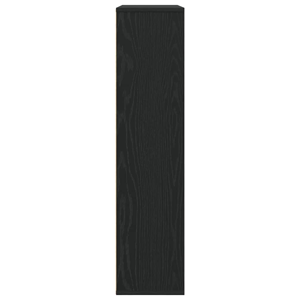 vidaXL Regał, czarny, 89x24x101,5 cm, materiał drewnopochodny