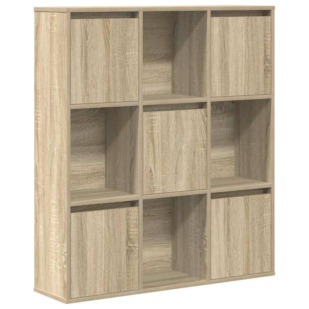vidaXL Regał, dąb sonoma, 89x24x101,5 cm, materiał drewnopochodny