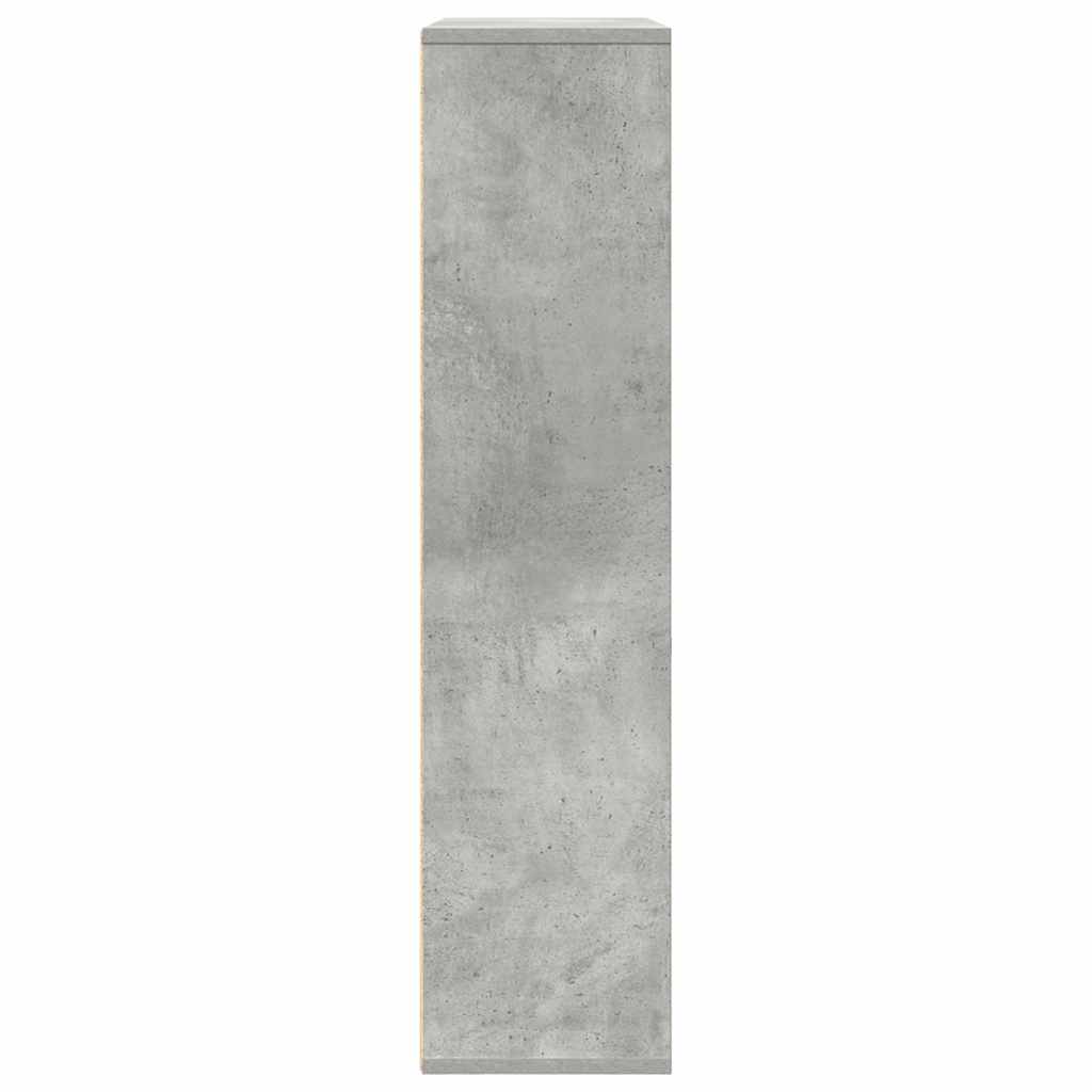 vidaXL Regał, szarość betonu, 89x24x101,5 cm, materiał drewnopochodny