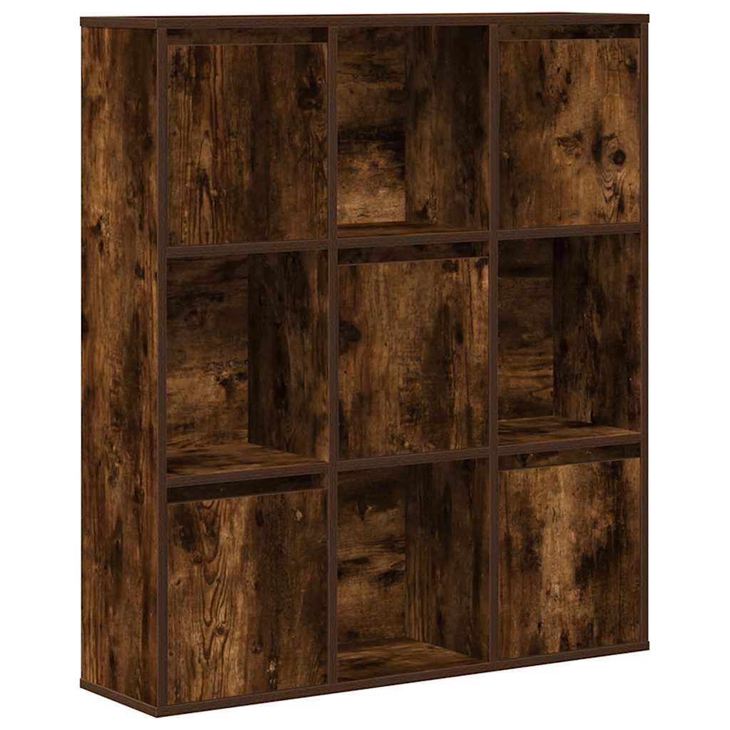 vidaXL Regał, przydymiony dąb, 89x24x101,5 cm, materiał drewnopochodny