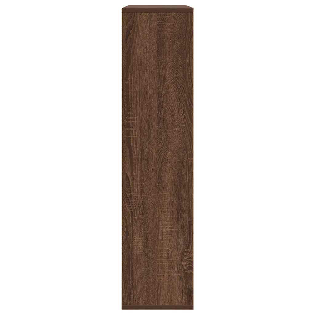 vidaXL Regał, brązowy dąb, 89x24x101,5 cm, materiał drewnopochodny