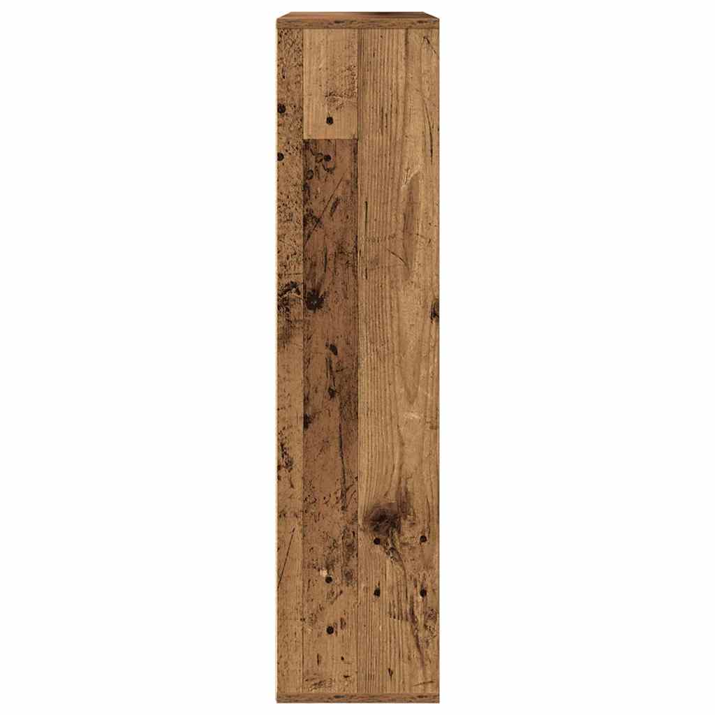 vidaXL Regał, stare drewno, 89x24x101,5 cm, materiał drewnopochodny